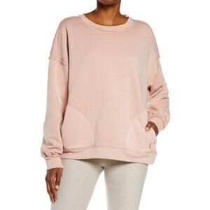 Free People Movement Oversized Solid Metti Sweatshirt In Sedona Sunset Size XS